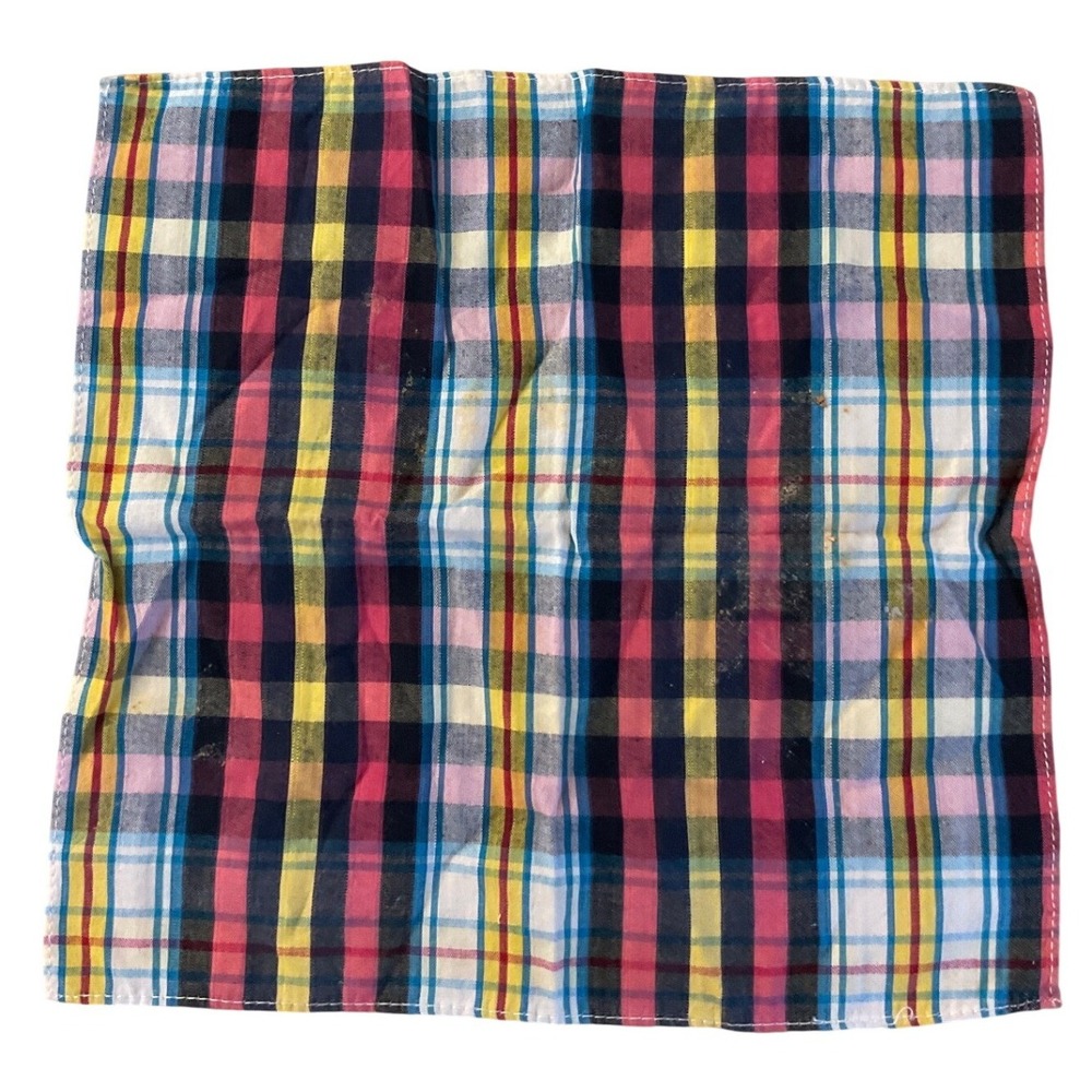 Vintage J.Crew Pocket Square Preppy Ivy League Academic Heritage Retro Clssic